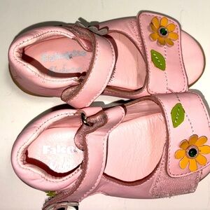 FALCETTO PINK  LEATHER GIRLS Sandals